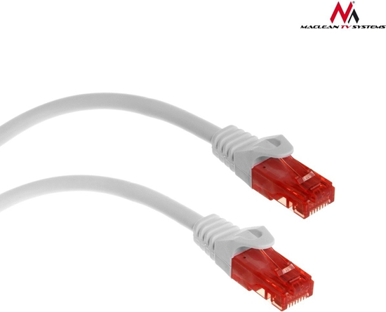 Изображение Maclean Patchcord, Cat6, 0.5m, biały (MCTV-300W)