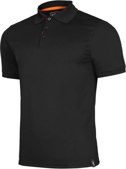 Изображение Magnum KOSZULKA MAGNUM POLO BLACK/BRIGHT MARIGOLD S