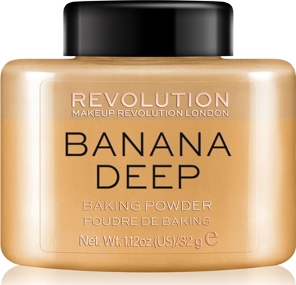 Picture of Makeup Revolution Loose Baking Powder Banana (Deep)