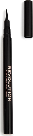 Изображение Makeup Revolution The Liner Revolution, Eyeliner w pisaku BLACK, 1ml