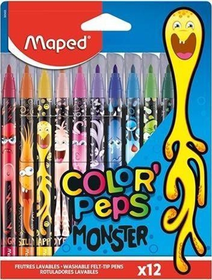 Picture of Maped Flamastry Colorpeps Monster 12 kolorów