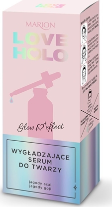 Attēls no Marion Love Holo Serum do twarzy wygładzające Glow Effect 20ml