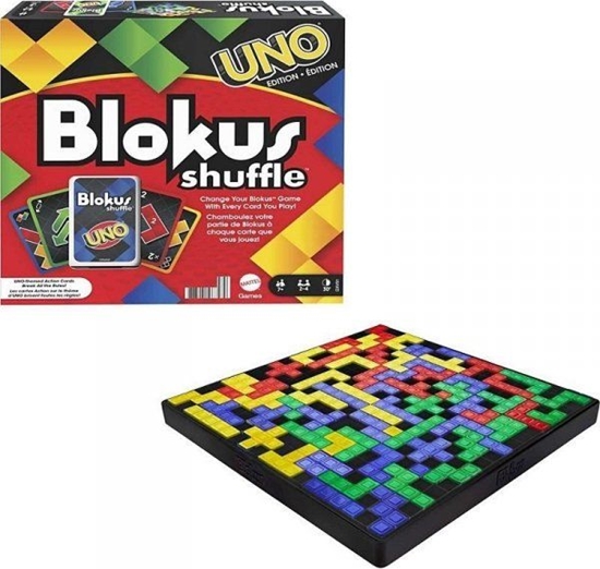 Picture of Mattel Blokus Shuffle edycja Uno (GXV91)