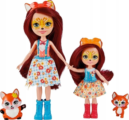 Attēls no Mattel Lalki Enchantimals Felicity i Feana Fox Lalki siostry