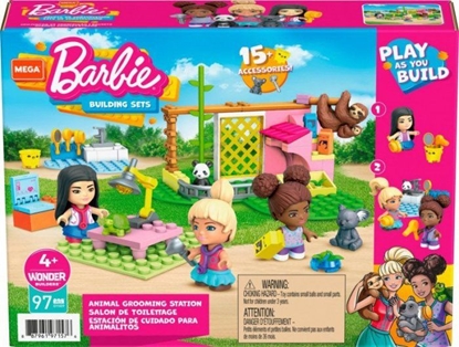 Attēls no Mega Bloks Klocki Mega Construx Barbie Salon dla zwierząt (GYH09)