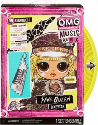 Изображение MGA Lalka L.O.L. Remix Rock, Fame Queen and Keytar