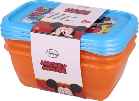 Изображение Mickey Mouse Mickey Mouse - Zestaw pojemników na żywność 540ml (3szt.)