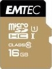 Изображение EMTEC MicroSD Card  16GB SDHC CL.10 Gold inkl. Adapter Bl.