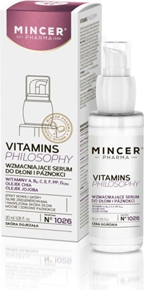 Picture of Mincer Pharma Vitamin Philosophy Serum wzmacniające do dłoni i paznokci nr 1026 30ml