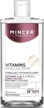 Attēls no Mincer Pharma Vitamins Philosophy Płyn micelarny tonizujący  250ml