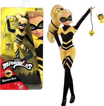 Изображение Miraculous lalka Królowa Pszczół Queen Bee + akcesoria