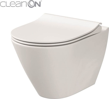 Изображение Miska WC Cersanit City Oval Clean On z deską wolnoopadającą (K701-104)