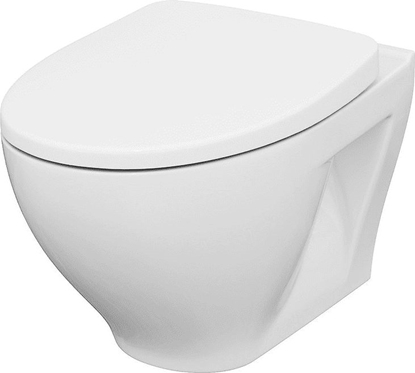 Attēls no Miska WC Cersanit Moduo Clean on + Deska Wrap Slim Dur wolnoopadająca (K701-262-ECO)