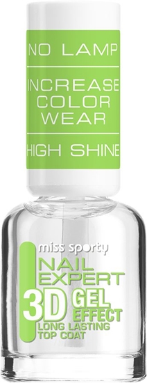 Picture of Miss Sporty Nail Expert 3D Gel Effect lakier utwardzający 8ml