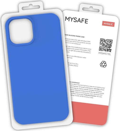 Picture of Mysafe MYSAFE ETUI SILIKONOWE IPHONE 11 PRO NIEBIESKI PUDEŁKO