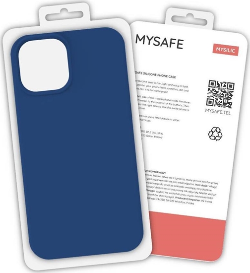 Picture of Mysafe MYSAFE ETUI SILIKONOWE SAMSUNG GALAXY A02S GRANATOWY PUDEŁKO