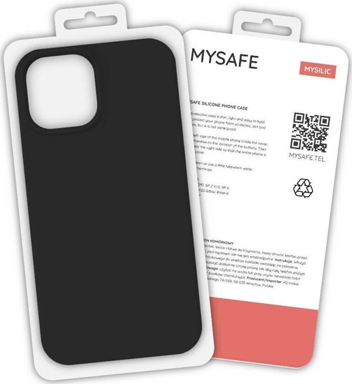 Изображение Mysafe MYSAFE ETUI SILIKONOWE SAMSUNG GALAXY M51 CZARNY PUDEŁKO