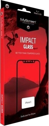 Attēls no MyScreen Protector MS ImpactGLASS Edge 3D iPhone Xr czarny/black HybrydGlass 8H