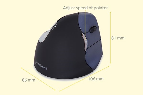 Picture of Bakker Elkuizen BakkerElkhuizen Maus Evoluent 4 VerticalMouse re wireless r retail