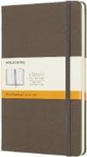 Picture of Moleskine Moleskine Earth Brown Notebook Large Ruled Hard