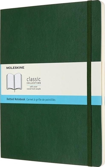 Изображение Moleskine Notes 19x25 kropki myrtle zielony