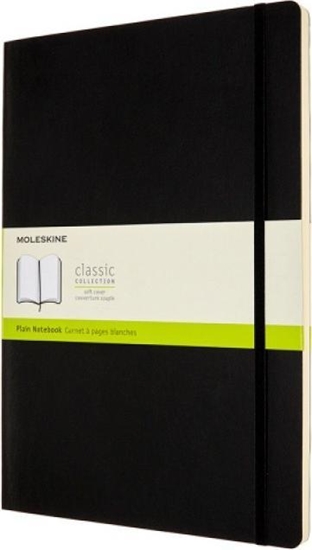 Picture of Moleskine Notes MOLESKINE Classic A4 (21x29,7 cm) gładki, miękka oprawa, 192 strony, czarny