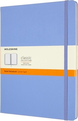 Picture of Moleskine Notes MOLESKINE Classic XL (19x25 cm) w linie, twarda oprawa, hydrangea blue, 192 strony, niebieski