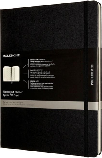 Picture of Moleskine Notes MOLESKINE PRO Project Planner XL (19x25 cm) twarda oprawa, czarny