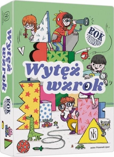 Изображение Nasza Księgarnia Gra planszowa Wytęż wzrok Rok w przedszkolu