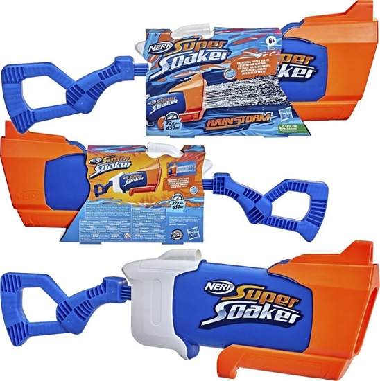 Picture of Nerf Hasbro Nerf Super Soaker Rainstorm, water pistol (blue/orange)