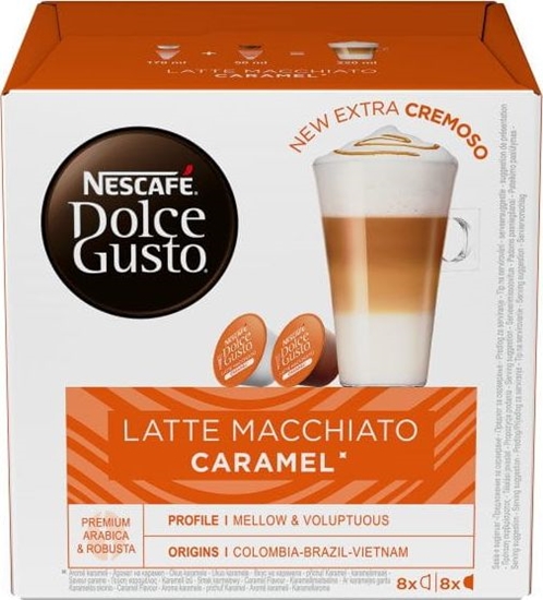 Picture of Nescafe NESCAFE DOLCE GUSTO Latte Macchiato Caramel 16 kap