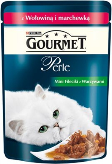 Picture of Nestle GOURMET PERLE 85g sasz.Wołowina z marchewką