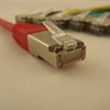 Picture of NetRack patchcord RJ45, osłonka zalewana, kat. 5e FTP, 0.5m czerwony (BZPAT05FR)