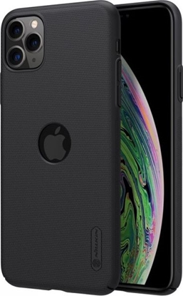 Attēls no Nillkin Nillkin Super Frosted Shield - Etui Apple iPhone 11 Pro Max z wycięciem na logo (Black)