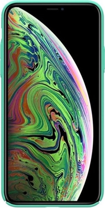 Attēls no Nillkin Nillkin Super Frosted Shield - Etui Apple iPhone 11 Pro Max z wycięciem na logo (Mint Green)