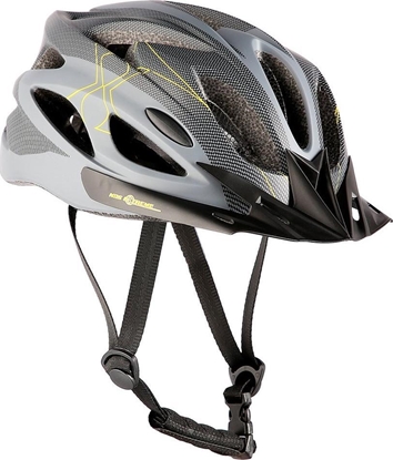 Attēls no NILS Extreme Kask rowerowy na rolki/deskorolkę Nils Extreme MTW291 szaro-czarny rozmiar M (51-60CM)