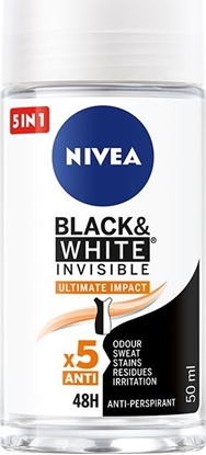 Picture of Nivea Nivea Dezodorant BLACK& WHITE INVISIBLE Ultimate Impact 5in1 roll-on 50ml