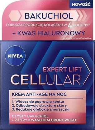 Изображение Nivea Cellular Expert Lift Bakuchiol krem przeciwstarzeniowy na dzień 50ml