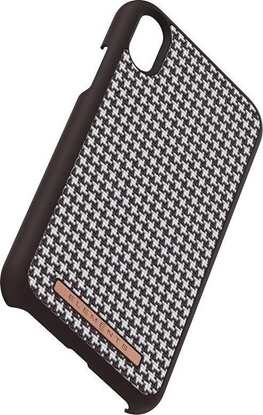 Picture of Nordic Elements Nordic Elements Saeson Idun - Materiałowe etui iPhone XR (Dark Brown Pattern 2)