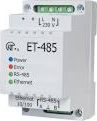 Attēls no Novatek-Electro Konwerter interfejsów Ethernet 10BASE-T 100BASE-T i Modbus RS-485 (ET-485)