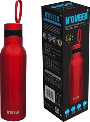 Изображение Noveen Butelka Termiczna NOVEEN TB125 Red Shiny 500 ml