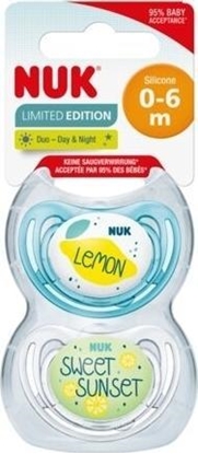 Изображение NUK 175274 SMOCZEK SILIKONOWY FRUITS 0-6 2SZT/PUDEŁKO