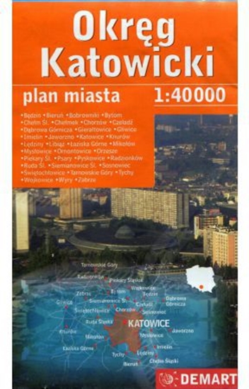 Picture of Okręg Katowicki 1: 40 000 plan miasta