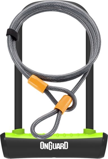 Picture of OnGuard Zapięcie rowerowe U-Lock Neon zielone 10x1200 mm (8154GR)