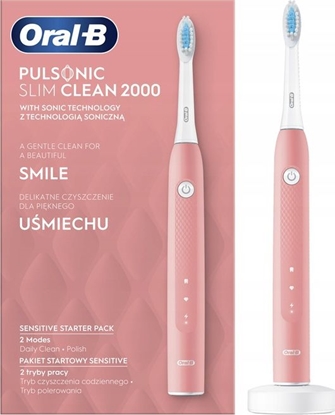 Attēls no Szczoteczka Oral-B Pulsonic Slim Clean 2000 Pink