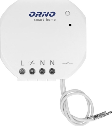 Изображение Orno ORNO SMART HOME PRZEKAŹNIK PODTYNKOWY Z ODBIORNIKIEM RADIOWYM 1000W OR-SH-1736