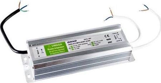 Изображение Orno Zasilacz do oświetlenia LED 170-265V AC/12V DC 100W IP67 (OR-ZL-1607)