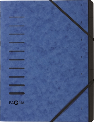 Picture of Pagna Teczka 7 Fächer 1-7 blau