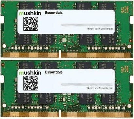 Изображение Pamięć do laptopa Mushkin Essentials, SODIMM, DDR4, 16 GB, 2400 MHz, CL17 (MES4S240HF8GX2)