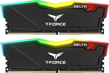 Attēls no Pamięć TeamGroup T-Force Delta RGB, DDR4, 32 GB, 3200MHz, CL16 (TF3D432G3200HC16FDC01)